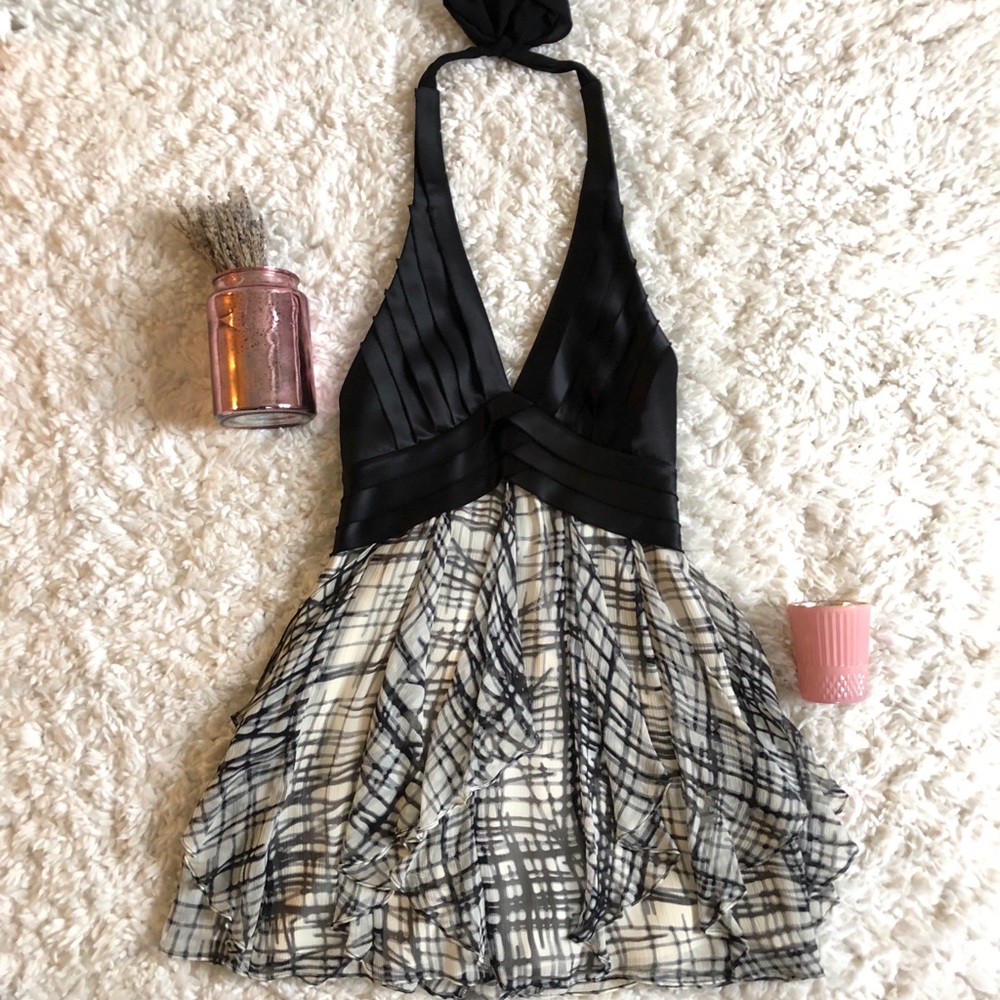 BCBG Max Azria Halter Party Dress